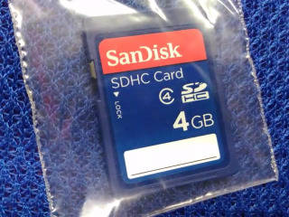 SanDisk SDHC Card LOCK @ 福 4GB