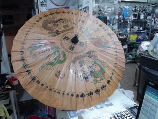 龍鳳圖騰彩繪雙層