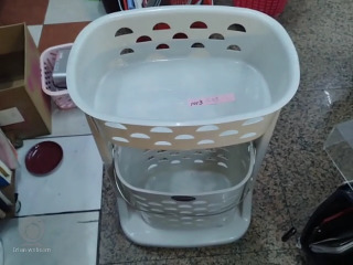 雙層洗衣分類架