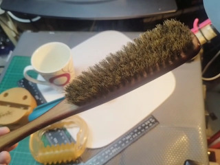 木柄軟毛刷