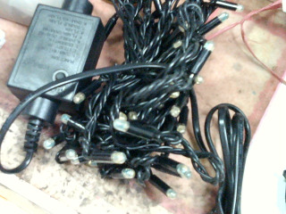 聖誕掛燈/5M/8段/藍白光