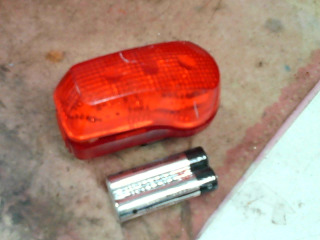 夾式警示燈/3段+電池