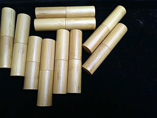 天然竹子制唇膏管