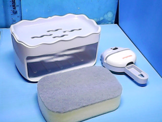 廚房吸盤菜瓜布盒