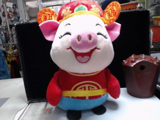 財神豬填充玩偶