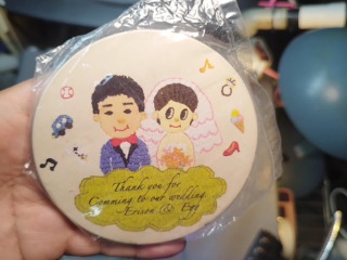 婚禮紀念吸水墊