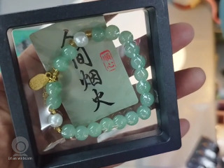 綠瑪瑙珠串手鍊