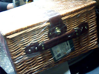 全新野餐籃餐具組