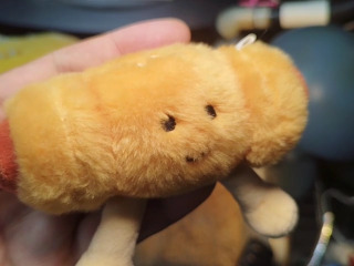 笑臉漢堡絨毛偶