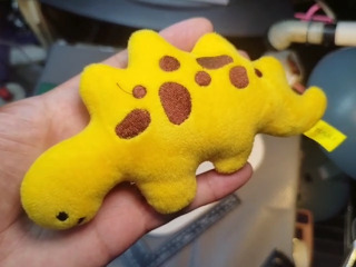 黃色劍龍絨毛偶