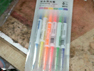 雙頭螢光筆6入