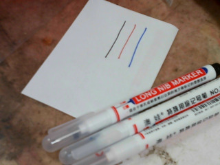 油性筆3入/細長