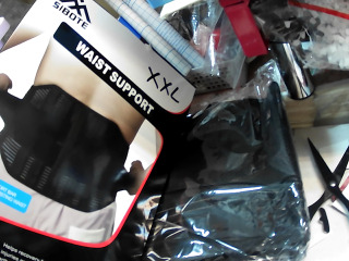 可調式腰部用品/XXL/有鐵條