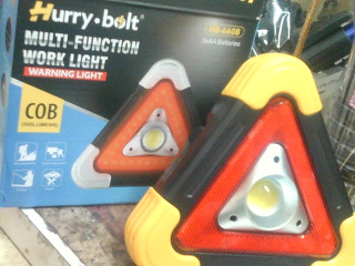 三角警示燈/白/紅光/充電+太陽能