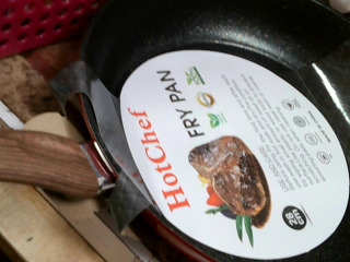 木紋柄平底鍋/28cm/電磁爐可用