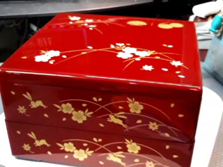 二層千葉菓盒