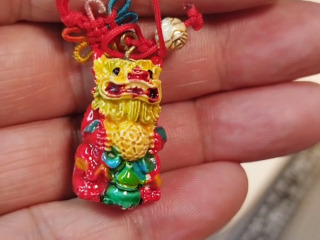 獅舞造型掛墜