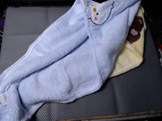 珊瑚絨連帽浴巾