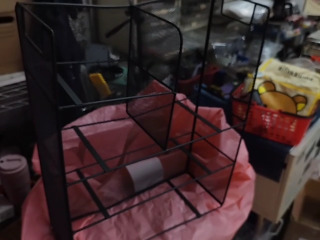 黑金屬桌面收納