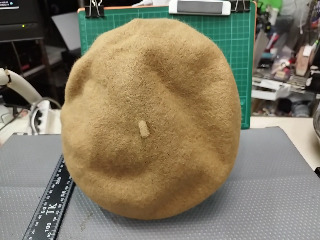 駝色羊毛貝雷帽