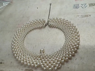 珍珠 衣領項鍊 領子項鍊