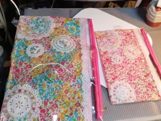 碎花拉鍊收納袋