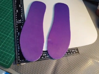 紫色鞋墊