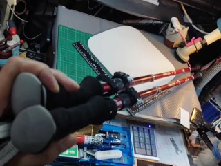 紅黑專業登山杖