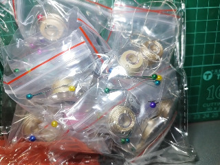 帶線梭心珠針組