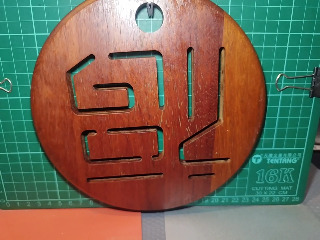 木製福字墊