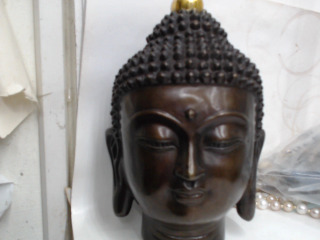 銅製佛頭擺飾