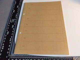 週計畫本牛皮紙本