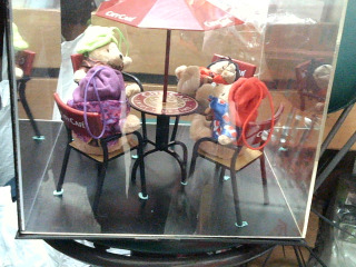 7-11咖啡傘架擺飾+外盒