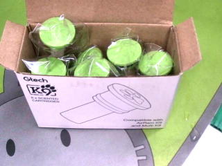 小綠人吸塵器香氛片