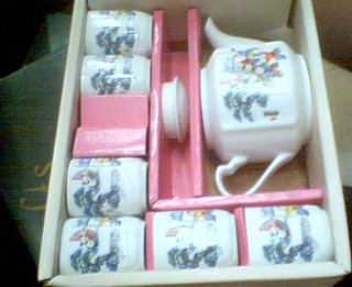 早期九楊茶具組