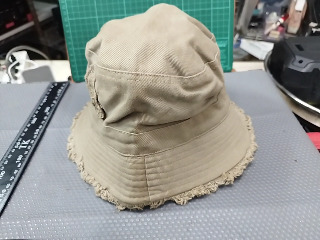 卡其流蘇漁夫帽