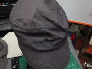 深灰軍帽