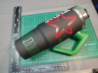 附手把大容量保溫杯