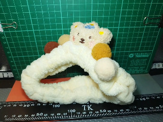 小熊洗臉髮帶