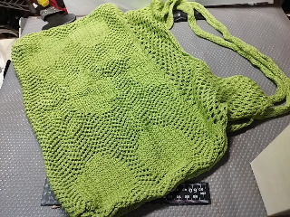 綠色編織提