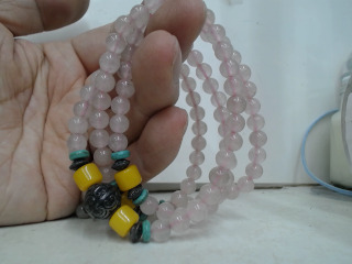 粉晶設計款項鍊