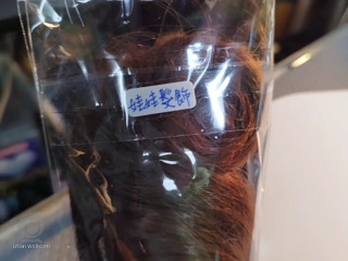 咖啡色假髮