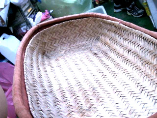 早期竹編嬰兒搖籃