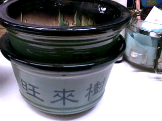 圓形花盆