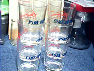 百威啤酒玻璃杯