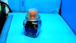 乾燥花玻璃罐