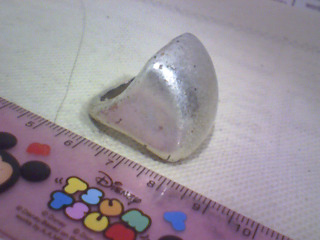 內塑膠包銀戒指