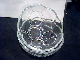 足球水晶小沙拉碗