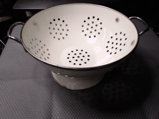 琺瑯雙耳瀝水籃