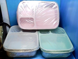 矽膠餐盒+透明蓋